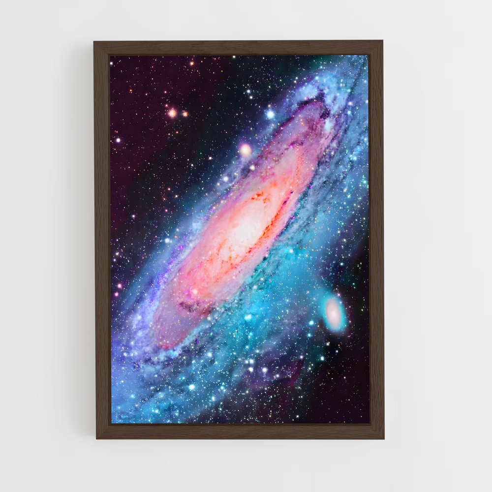Poster époustouflant de la galaxie d'Andromède (vue 5)